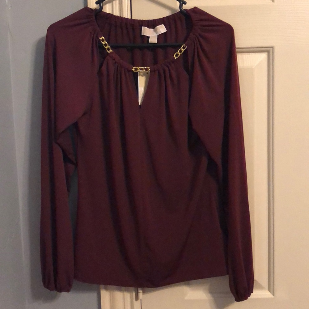 Maroon MK Long sleeve